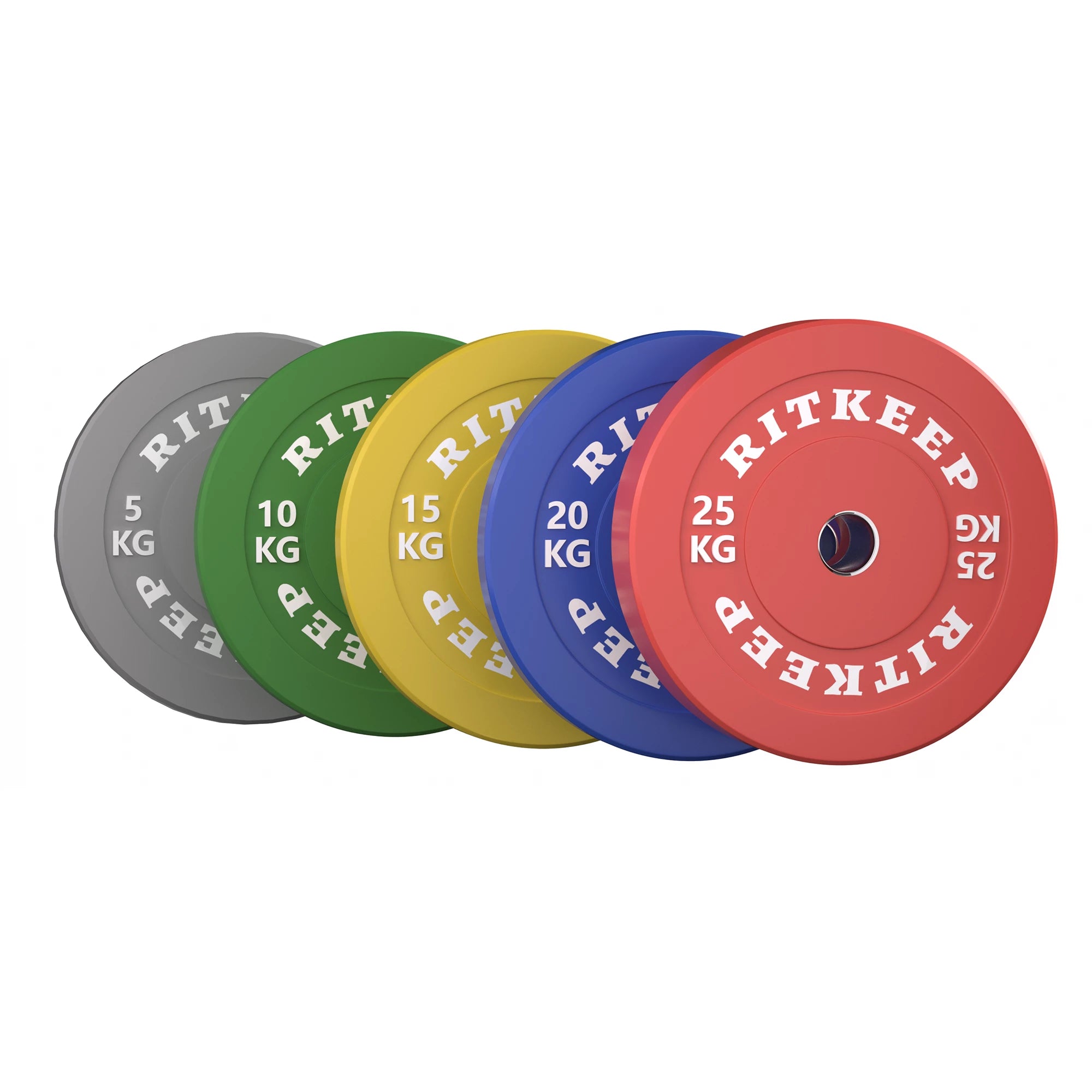 50mm Olympic Low Bounce Color Rubber Bumper Weight Plates