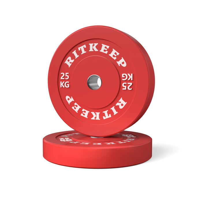 50mm Olympic Low Bounce Color Rubber Bumper Weight Plates
