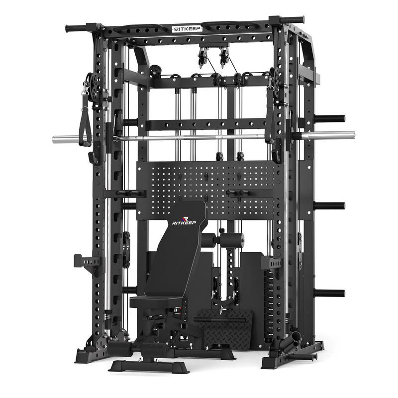 RitKeep Anivl S1 Smith Machine with rear weight stack Pro version plus RAB 2000 weight stack