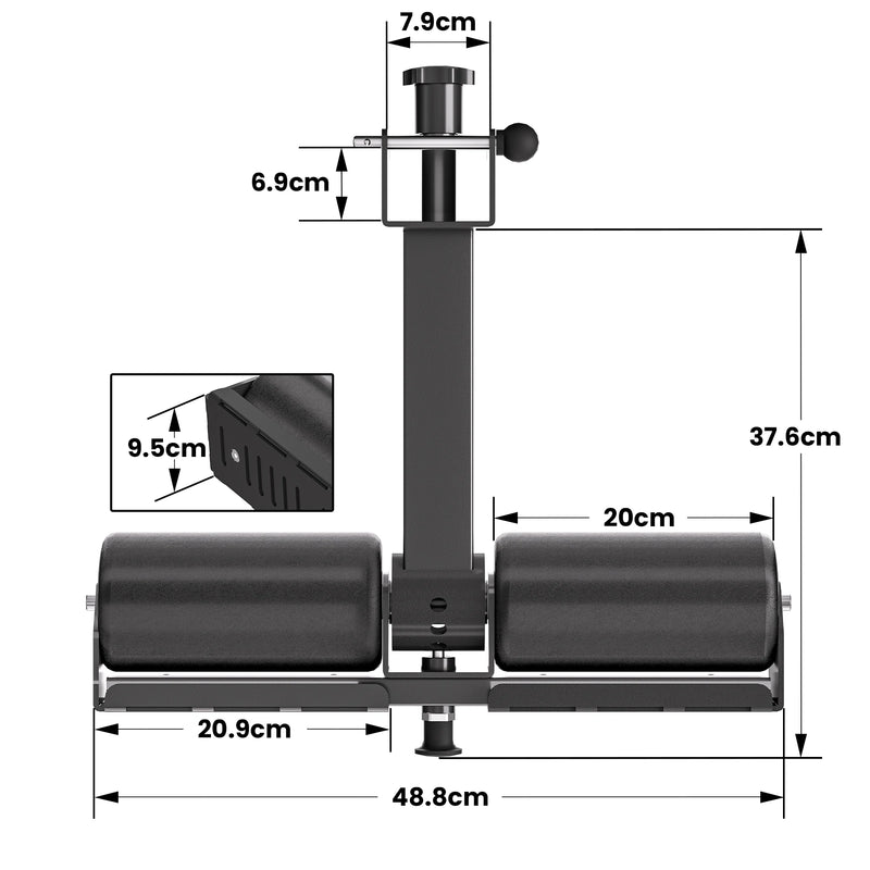 TANK Leg Holder 3-in-1 Rack Attachment