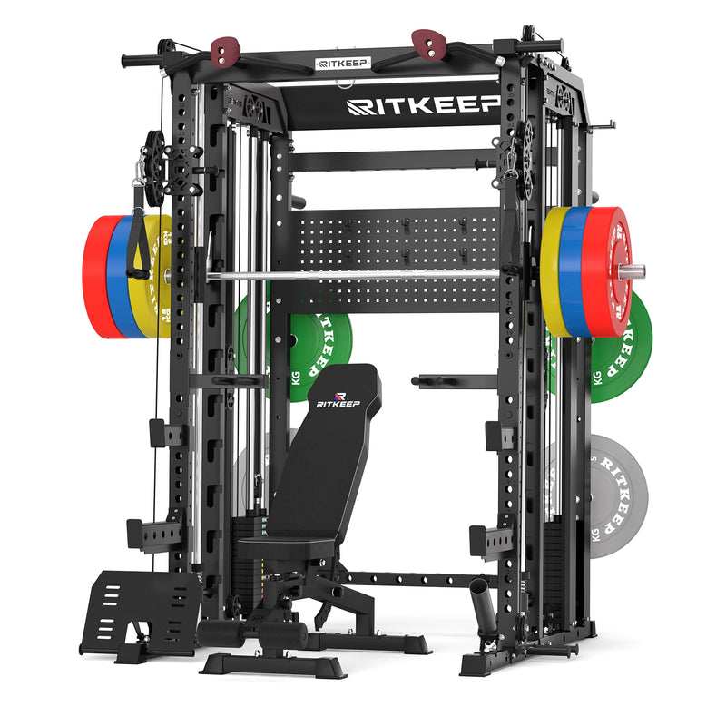 RitKeep Nimitz N1 Counterbalanced All-in-One Smith Machine Package