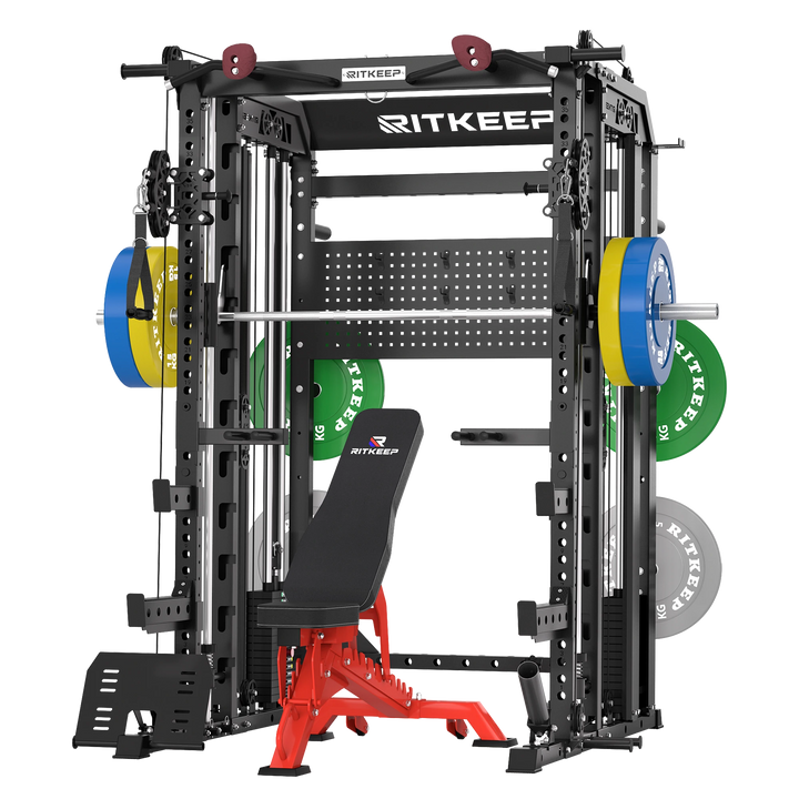 RitKeep Nimitz N1 Counterbalanced All-in-One Smith Machine Package