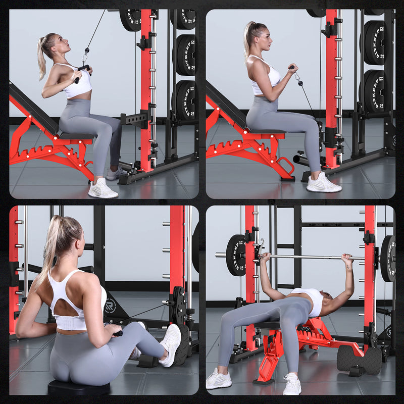 PMAX 4750 Dual Plate Loaded Multi Functional Smith Machine