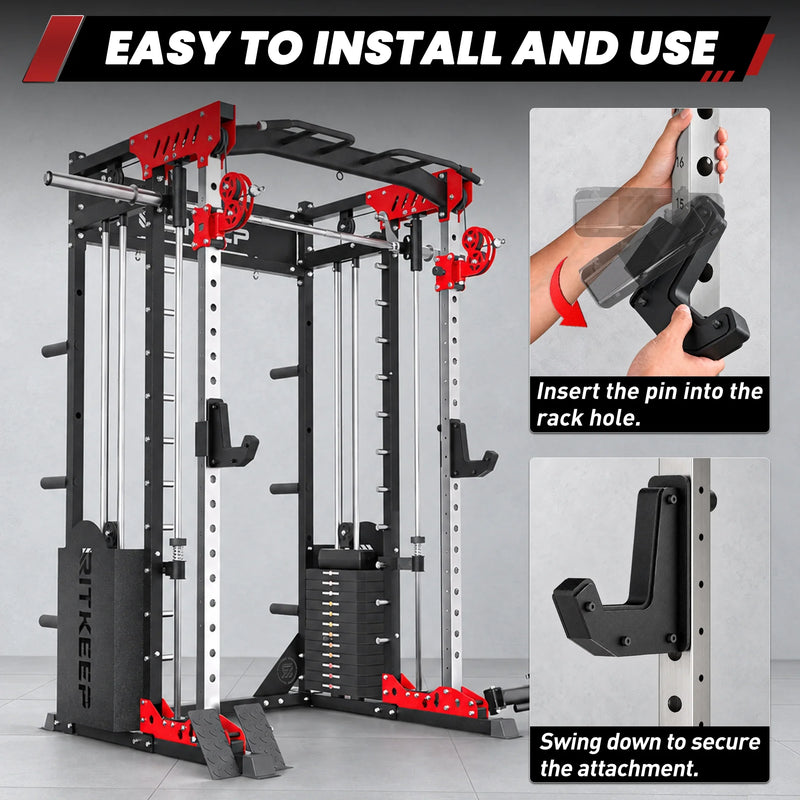 RitKeep Sandwich J-Hooks for 50 x 50 mm Racks