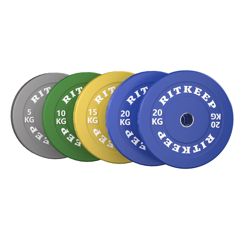 50mm Olympic Low Bounce Color Rubber Bumper Weight Plates