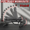 RAB-2000 Foldable Adjustable Weight Bench With Leg Attachment