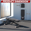 RAB-2000 Foldable Adjustable Weight Bench With Leg Attachment