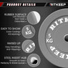 50mm Olympic Low Bounce Color Rubber Bumper Weight Plates