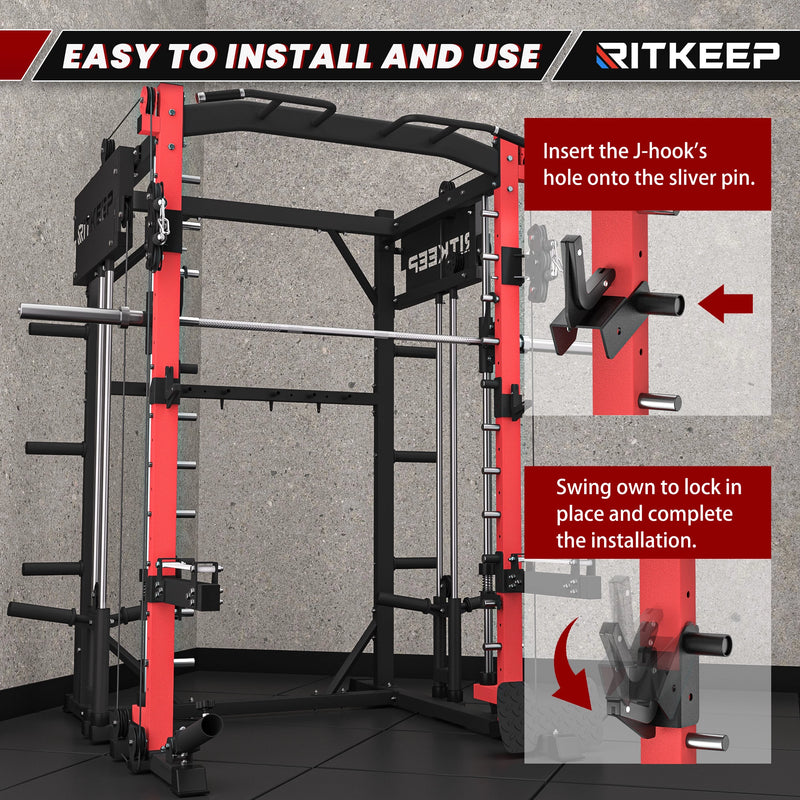 J-CUPS 50 X 70mm | Smith Machine Attachments (Sold in Pair)