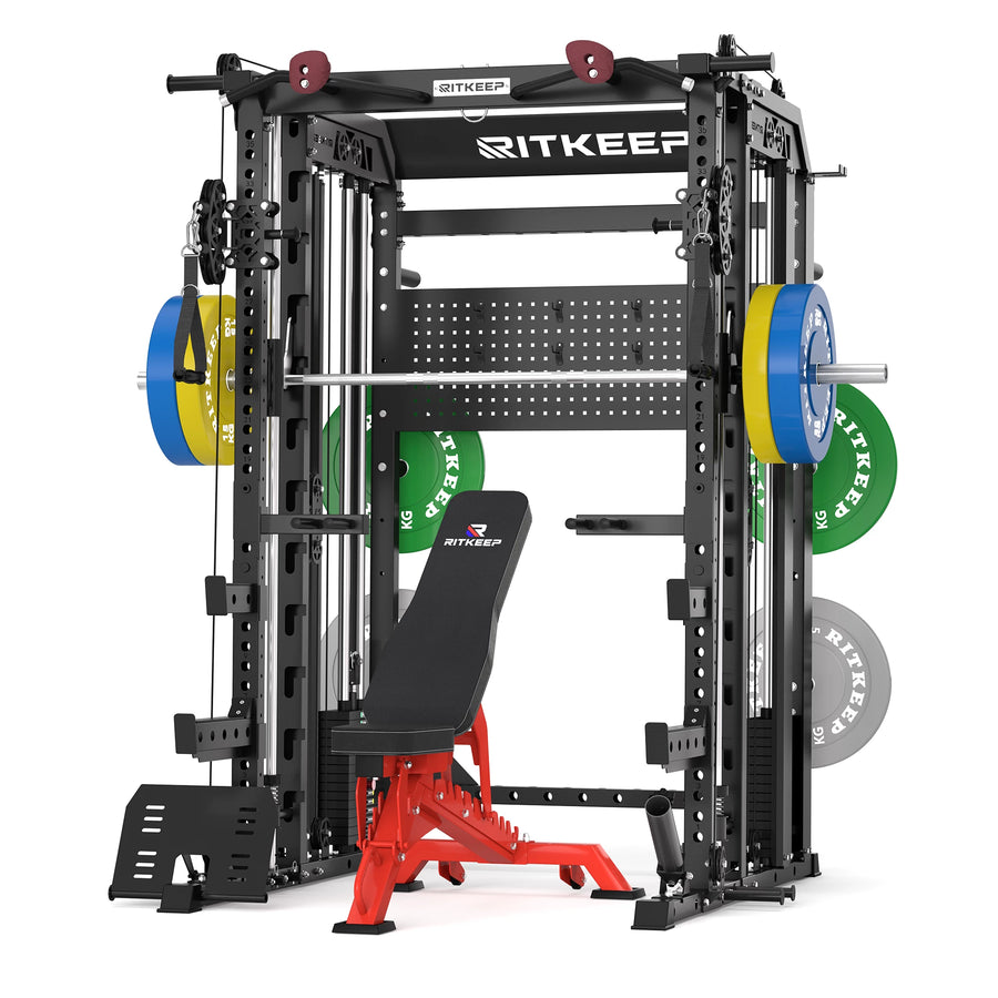 RitKeep Nimitz N1 Counterbalanced All-in-One Smith Machine Package