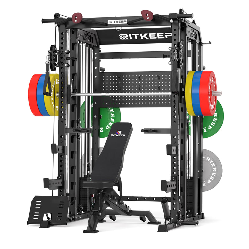 RitKeep Nimitz N1 Counterbalanced All-in-One Smith Machine Package