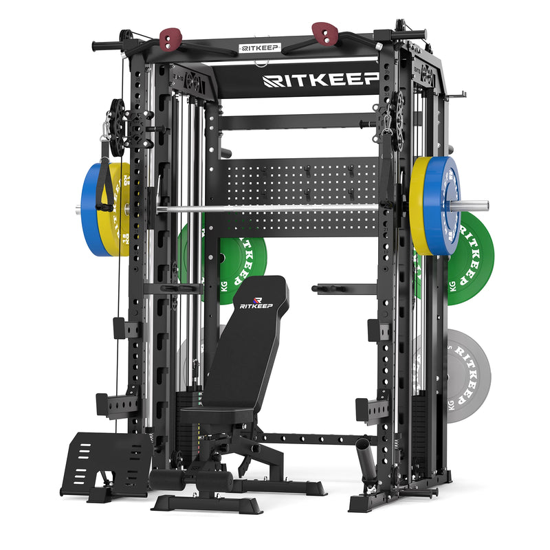 RitKeep Nimitz N1 Counterbalanced All-in-One Smith Machine Package