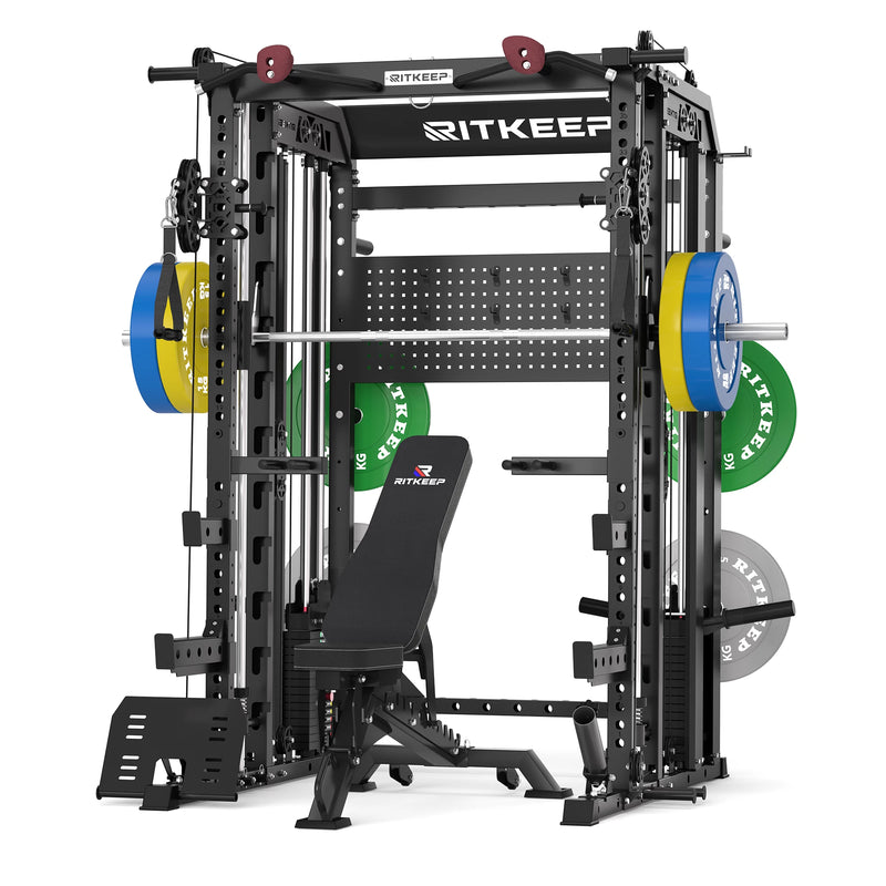 RitKeep Nimitz N1 Counterbalanced All-in-One Smith Machine Package