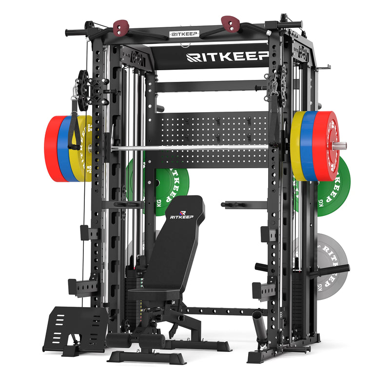 RitKeep Nimitz N1 Counterbalanced All-in-One Smith Machine Package