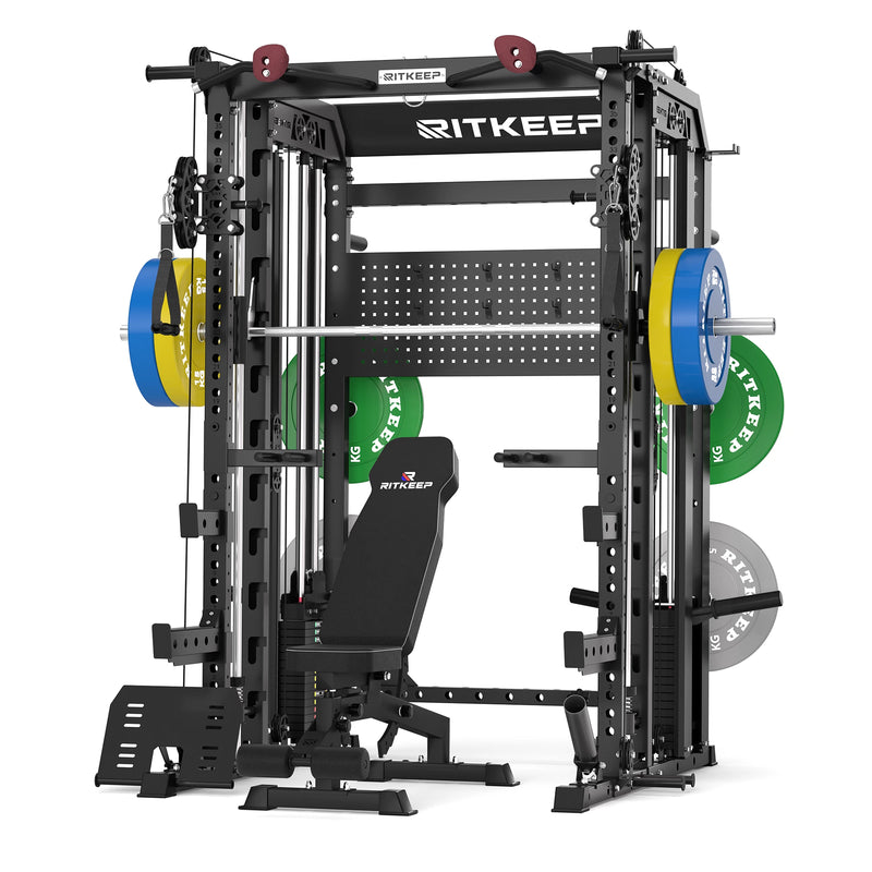 RitKeep Nimitz N1 Counterbalanced All-in-One Smith Machine Package
