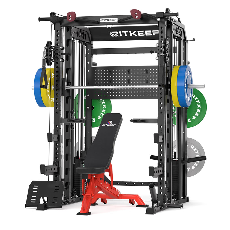 RitKeep Nimitz N1 Counterbalanced All-in-One Smith Machine Package