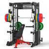 PMAX 5600 Smith Exercise Machine Trainer Pro Complete Home Gym Package