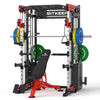 PMAX 5600 Smith Exercise Machine Trainer Pro Complete Home Gym Package