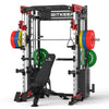 PMAX 5600 Smith Exercise Machine Trainer Pro Complete Home Gym Package