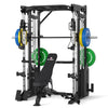 PMAX 5600 Smith Exercise Machine Trainer Pro Complete Home Gym Package
