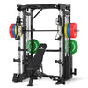 PMAX 5600 Smith Exercise Machine Trainer Pro Complete Home Gym Package