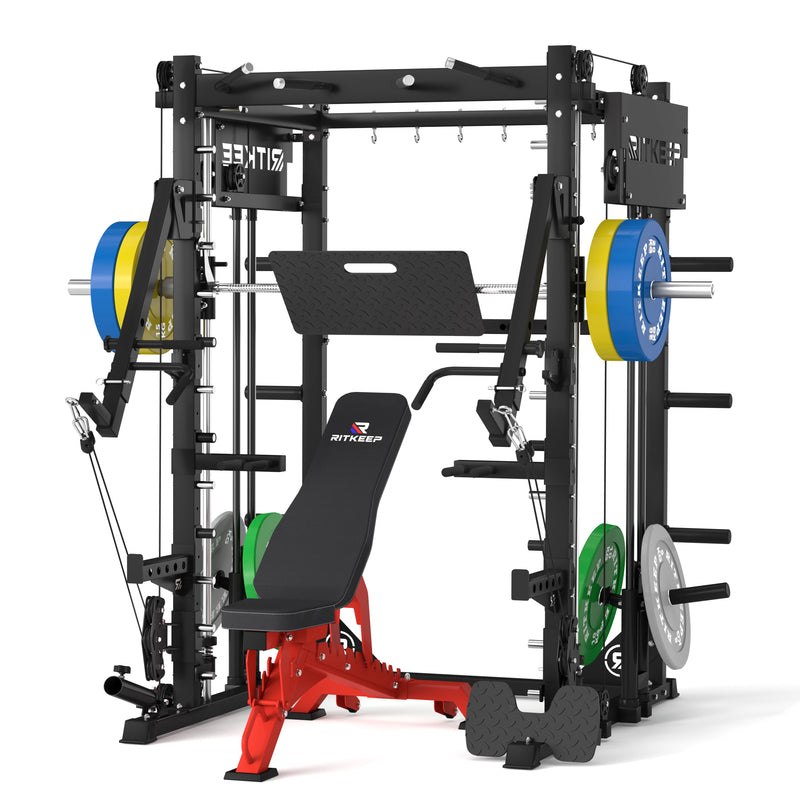 PMAX-4750 Dual Plate Loaded Squat Exercise Machine Gym Equipment Package