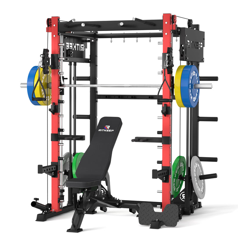 PMAX-4750 Dual Plate Loaded Squat Exercise Machine Gym Equipment Package
