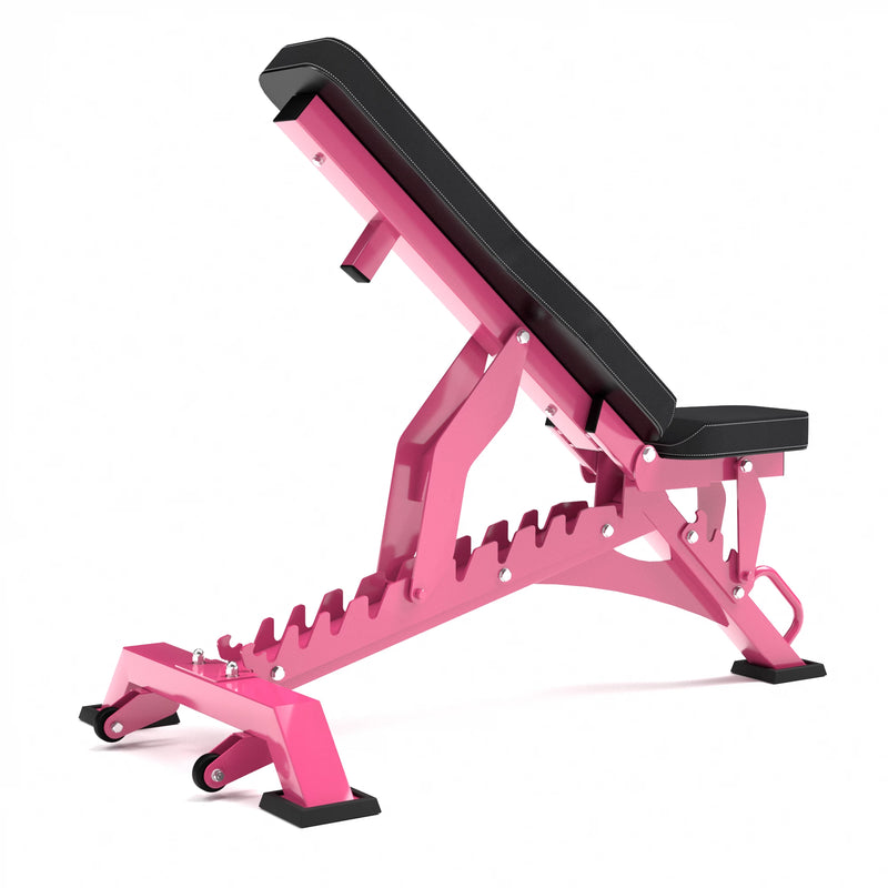 Pink RAB 3000 Adjustable Heavy Duty Incline Weight Bench