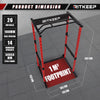 RMAX-2250 Standard Weightlifting Home Gym Squat Power Rack