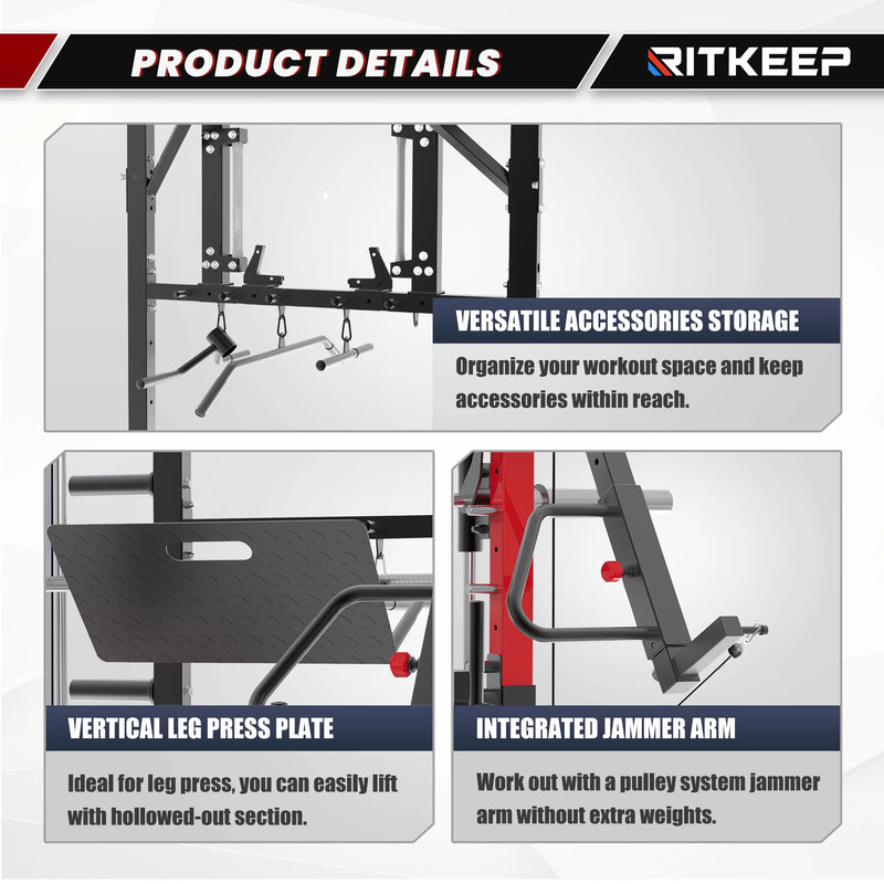 PMAX 4750 All-In-One Home Gym Smih Machine | Ritkeep – RitKeep