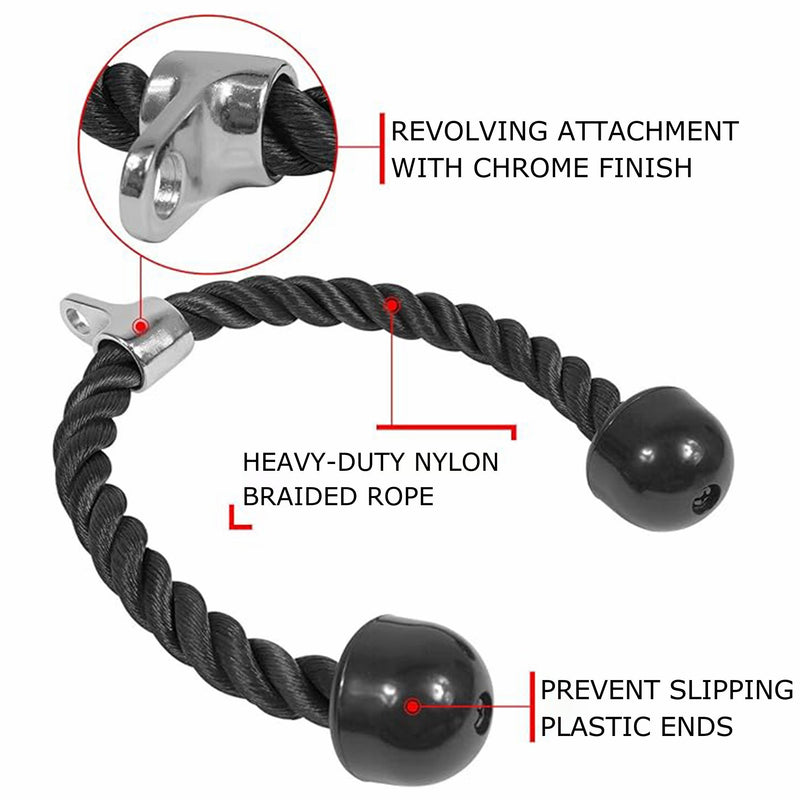 Tricep Rope Pulldown Machine Attachment