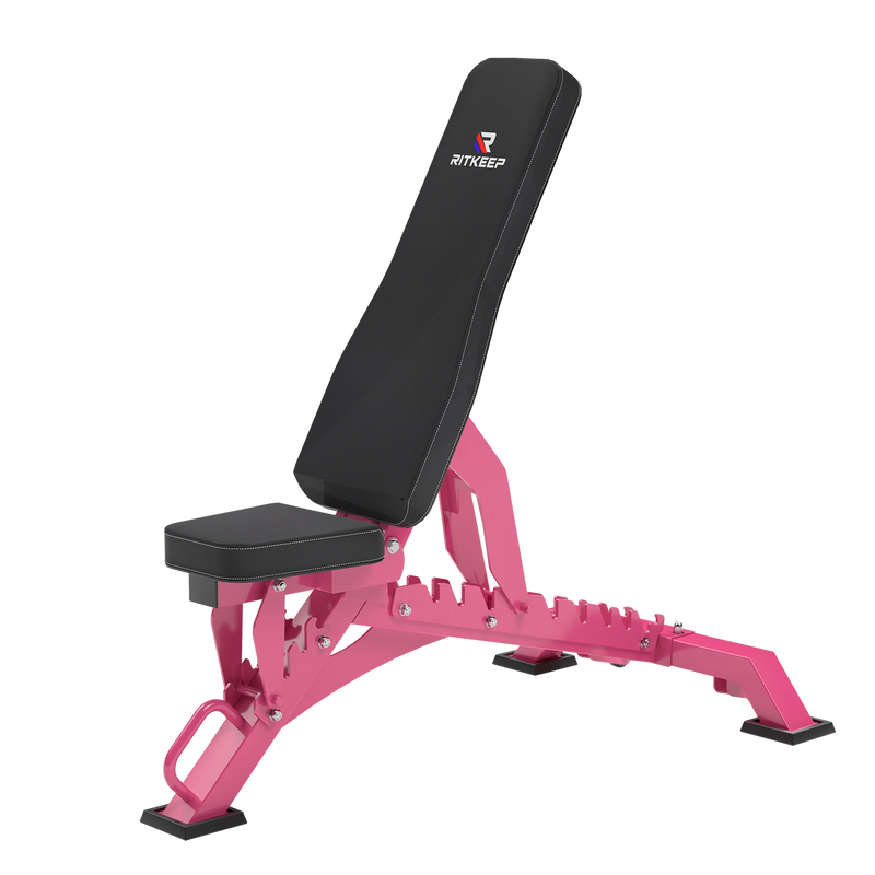 Pink RAB 3000 Adjustable Heavy Duty Incline Weight Bench