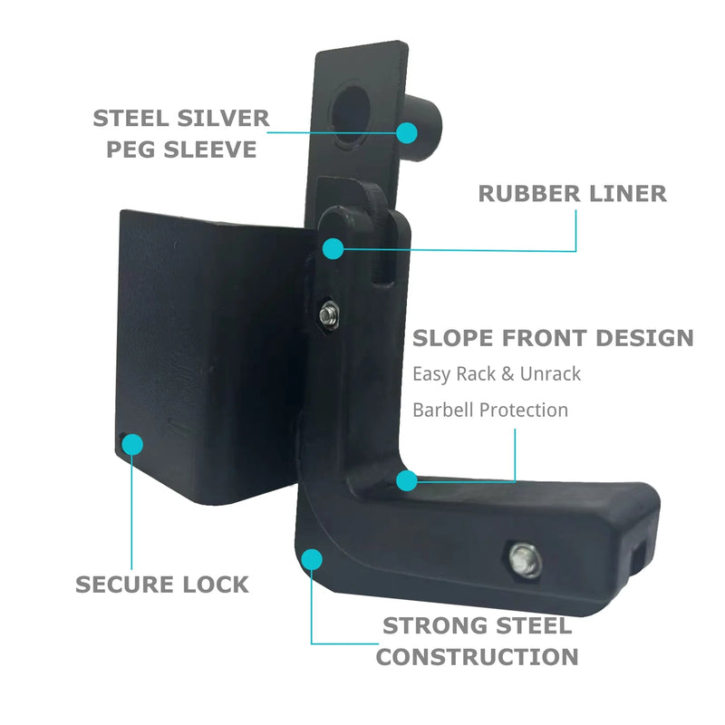 RitKeep J-CUPS 50 X 70mm | Smith Machine Attachments (Sold in Pair)