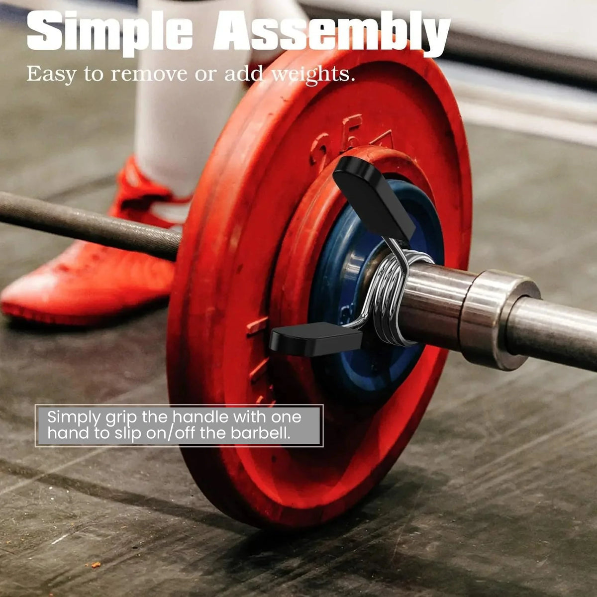 Olympic Barbell Spring Collar (Pair) | RitKeep – RitKeep (AU)